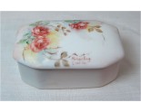 Petite boite en Porcelaine  peinte main1950