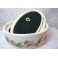 Boite en porcelaine à musique Lenox Violettes 