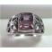 ANCIENNE BAGUE ARGENT MASSIF AMETHYSTE