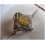 Bague ancienne Argent massif  Citrine et perles d'opale