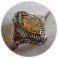 Bague ancienne Argent massif  Citrine et perles d'opale