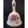 Ancienne Cloche en Porcelaine fine ornée de Violettes