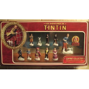 Tintin - Coffret Collector de 11 fèves en porcelaine Tintin - Coffret Collector de 11 fèves en porcelaine