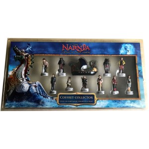 COFFRET COLLECTOR DE FEVES EN PORCELAINE "NARNIA"