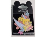 Pin's Fée Clochette Disneyland Paris Disney fleur paillettes