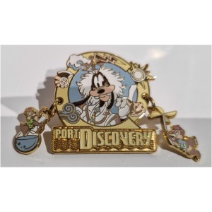 Pin's Disney Chip & Dale avec Dingo Port Discovery Japon L03