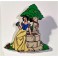 Pin's Blanche Neige très rare dos métal noir