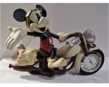 Statuette MICKEY moto pendulette