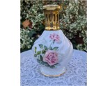 Lampe Berger Porcelaine de Paris décor floral Rose