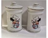 Salières et poivrières en céramique Disney Mickey Mouse