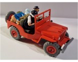 VOITURE TINTIN N°44 JEEP ROUGE