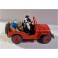 VOITURE TINTIN N°44 JEEP ROUGE