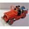 VOITURE TINTIN N°44 JEEP ROUGE