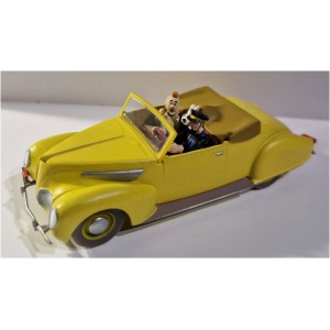 TINTIN CABRIOLET DU CAPITAINE HADDOCK 7 BOULES DE CRISTAL 1/43