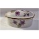 Très jolie boites à bijoux porcelaine avec des violettes