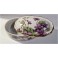Très jolie boites à bijoux porcelaine avec des violettes