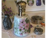 LAMPE BERGER CA Anémones en PORCELAINE DE LIMOGES