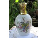 LAMPE BERGER PORCELAINE DE LIMOGES DECOR OISEAUX