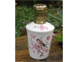 LAMPE BERGER PORCELAINE DE LIMOGES DECOR OISEAUX