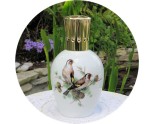 LAMPE BERGER PORCELAINE DE LIMOGES DECOR OISEAUX