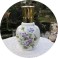 LAMPE BERGER PORCELAINE DE LIMOGES VIOLETTES