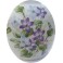 LAMPE BERGER PORCELAINE DE LIMOGES VIOLETTES
