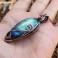 Collier labradorite, pendentif labradorite