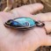 Collier labradorite, pendentif labradorite