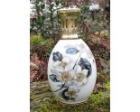 LAMPE BERGER en PORCELAINE DE LIMOGES TP EGLANTINE 