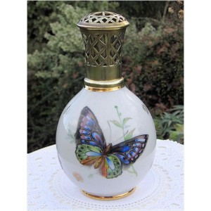 LAMPE BERGER en PORCELAINE DE LIMOGES TP PAPILLONS de Camille Tharaud