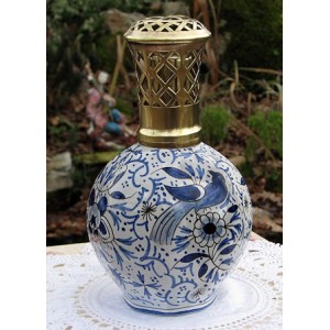 LAMPE BERGER PARIS ANTIQUE BLUE DELFT DECOR