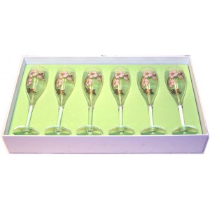 SIX FLUTES CHAMPAGNE PERRIER JOUET BELLE EPOQUE 