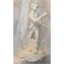 Superbe Jeune Homme porcelaine Capodimonte 36cm