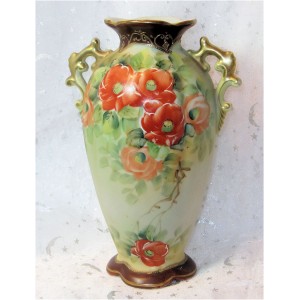 VASE PORCELAINE DE STYLE ART NOUVEAU