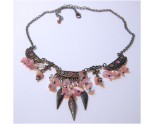 COLLIER CONTEMPORAIN NACRE ROSE SAUMONE 