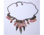 COLLIER CONTEMPORAIN NACRE ROSE SAUMONE 